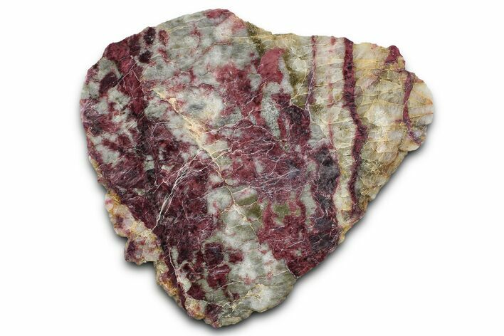 Polished Pink Dumortierite with Quartz Slab - Nevada #371040